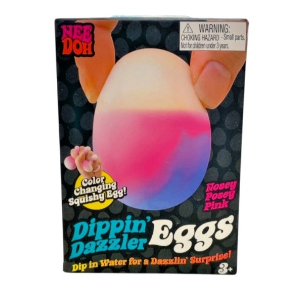 NEE DOH Other - NOSEY POSEY PINK - NeeDoh Dippin' Dazzler Egg BRAND NEW Rare!!